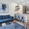 Urban floor plan design with a couch, kitchen, and barstools.